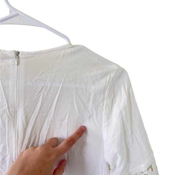 Endless Rose White Lace Insert Mini Dress - Picture 10 of 10